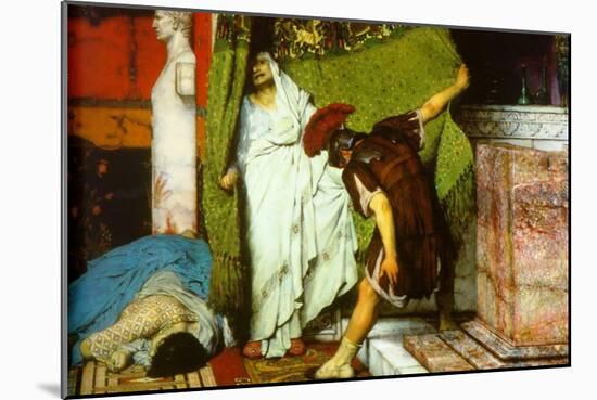 A Roman Emperor AD 41-Sir Lawrence Alma-Tadema-Mounted Art Print