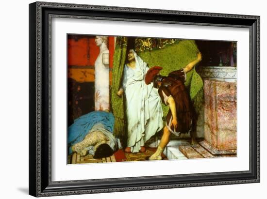 A Roman Emperor AD 41-Sir Lawrence Alma-Tadema-Framed Art Print