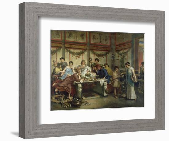 A Roman Feast-Roberto Bompiani-Framed Giclee Print