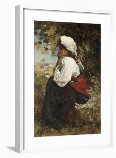 A Roman Girl-Jacob Henricus Maris-Framed Giclee Print