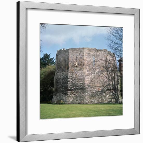 A Roman multangular tower, 3rd century. Artist: Unknown-Unknown-Framed Photographic Print