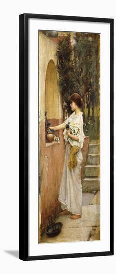 A Roman Offering-John William Waterhouse-Framed Giclee Print