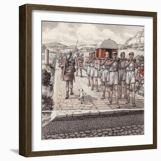 A Roman Road-Pat Nicolle-Framed Giclee Print