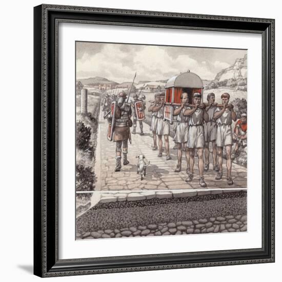 A Roman Road-Pat Nicolle-Framed Giclee Print