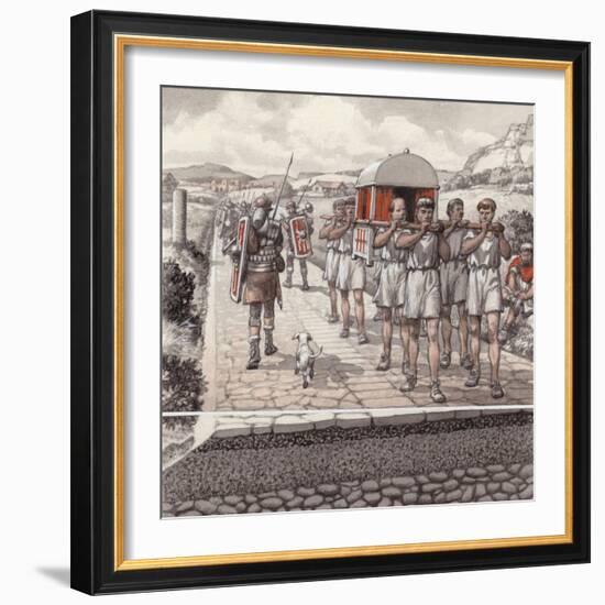 A Roman Road-Pat Nicolle-Framed Giclee Print