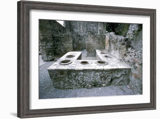 A Roman snack-bar, Herculaneum, Italy, 1st century. Artist: Unknown-Unknown-Framed Giclee Print