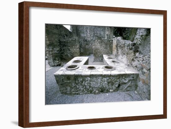 A Roman snack-bar, Herculaneum, Italy, 1st century. Artist: Unknown-Unknown-Framed Giclee Print