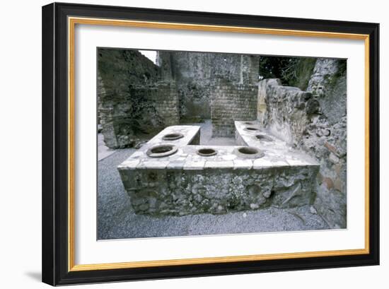 A Roman snack-bar, Herculaneum, Italy, 1st century. Artist: Unknown-Unknown-Framed Giclee Print