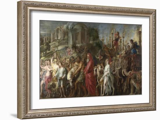 A Roman Triumph, C.1630-Peter Paul Rubens-Framed Giclee Print