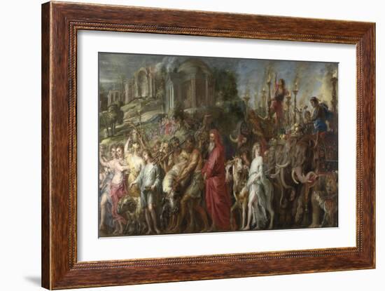 A Roman Triumph, C.1630-Peter Paul Rubens-Framed Giclee Print