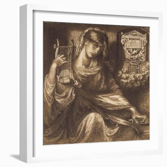 A Roman Widow, 19th Century-Dante Gabriel Charles Rossetti-Framed Giclee Print