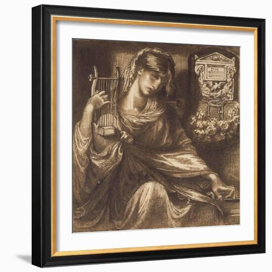 A Roman Widow, 19th Century-Dante Gabriel Charles Rossetti-Framed Giclee Print