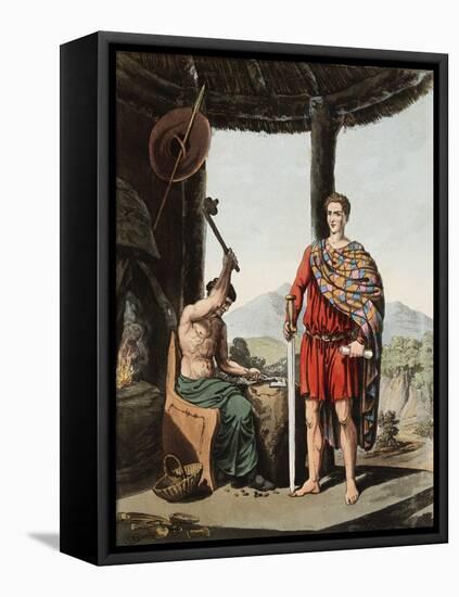 A Romanised Briton and a Feryllt-Robert Havell-Framed Premier Image Canvas