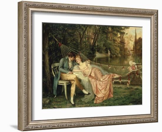 A Romantic Interlude-Joseph Frederic Soulacroix-Framed Giclee Print