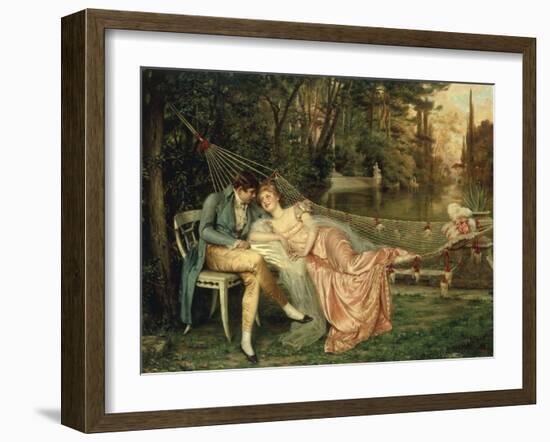 A Romantic Interlude-Joseph Frederic Soulacroix-Framed Giclee Print