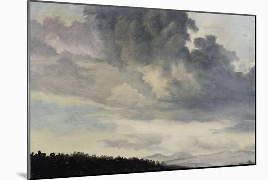 A Rome : étude de ciel chargé de Nuages-Pierre Henri de Valenciennes-Mounted Giclee Print