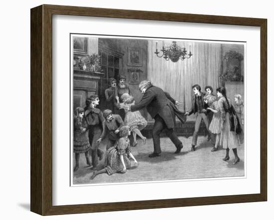 A Romp after Dinner, 1887-Henry Towneley Green-Framed Giclee Print