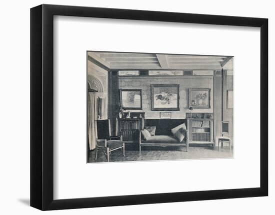 A room in the Paris residence of monsieur G. Roucher, with furniture by Maurice Dufrene, c1909-Unknown-Framed Photographic Print