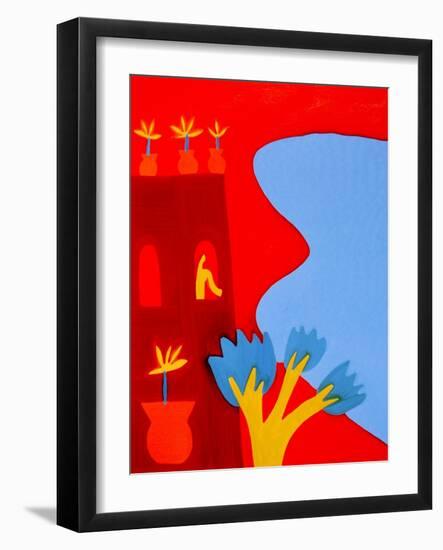 A Room with a View, 1997 (Oil on Linen)-Cristina Rodriguez-Framed Giclee Print