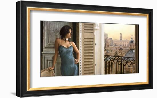 A Room with a View-John Silver-Framed Art Print