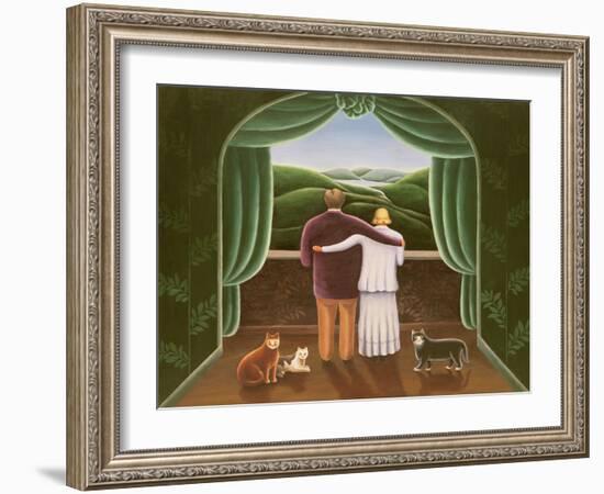 A Room with a View-Jerzy Marek-Framed Giclee Print