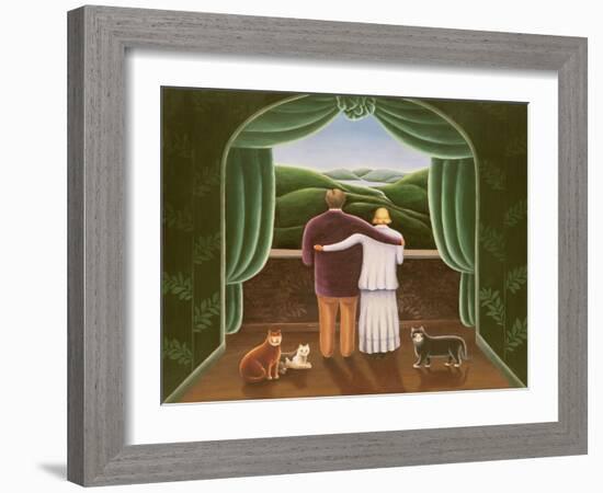 A Room with a View-Jerzy Marek-Framed Giclee Print