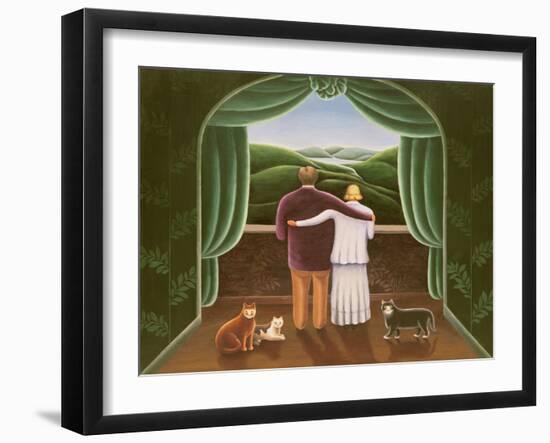 A Room with a View-Jerzy Marek-Framed Giclee Print