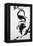 A Rooster Sumi on Paper-Jakuchu Ito-Framed Premier Image Canvas