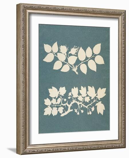 A Rose Branch and Jasmin Branch-Philipp Otto Runge-Framed Giclee Print