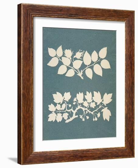 A Rose Branch and Jasmin Branch-Philipp Otto Runge-Framed Giclee Print