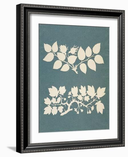 A Rose Branch and Jasmin Branch-Philipp Otto Runge-Framed Giclee Print