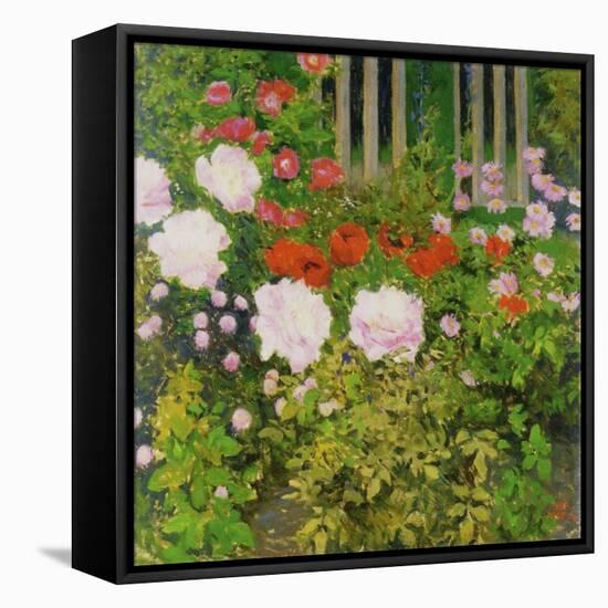 A Rose Hedge-Koloman Moser-Framed Premier Image Canvas