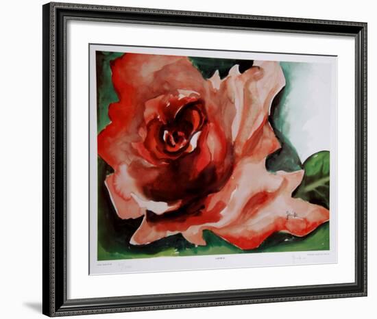 A Rose Is-Jenik Cook-Framed Collectable Print