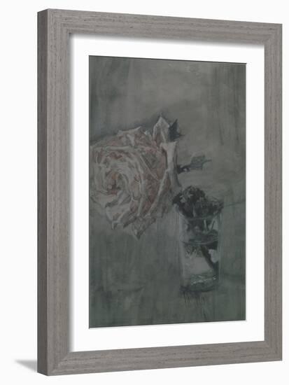 A Rose-Mikhail Alexandrovich Vrubel-Framed Giclee Print