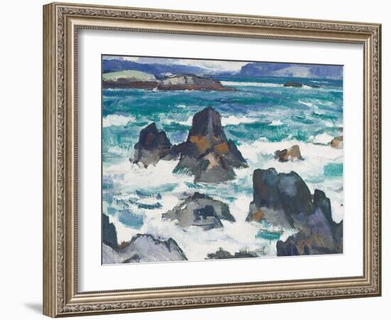 A Rough Day, Iona-Samuel John Peploe-Framed Giclee Print