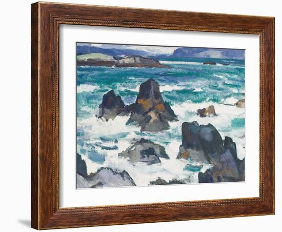 A Rough Day, Iona-Samuel John Peploe-Framed Giclee Print