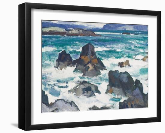 A Rough Day, Iona-Samuel John Peploe-Framed Giclee Print