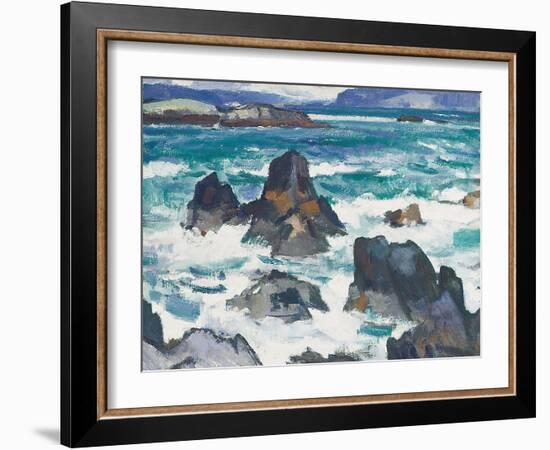 A Rough Day, Iona-Samuel John Peploe-Framed Giclee Print