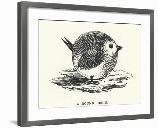 A round robin (engraving)-English School-Framed Premium Photographic Print