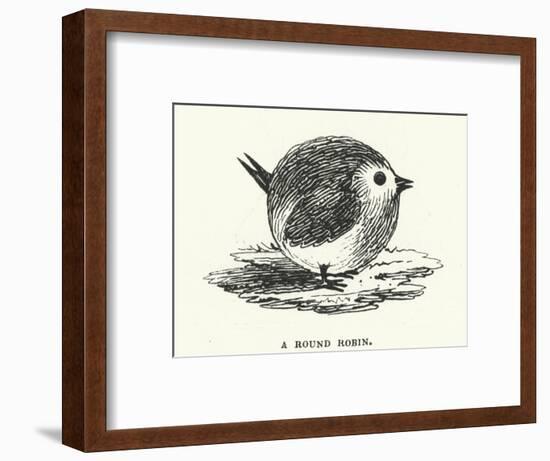 A round robin (engraving)-English School-Framed Photographic Print