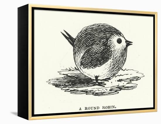 A round robin (engraving)-English School-Framed Premier Image Canvas