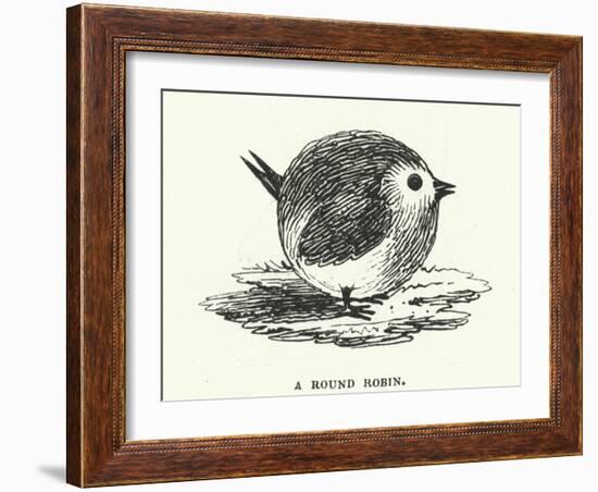 A round robin (engraving)-English School-Framed Photographic Print