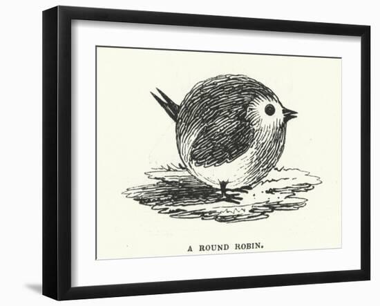 A round robin (engraving)-English School-Framed Photographic Print