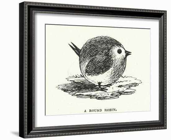 A round robin (engraving)-English School-Framed Photographic Print