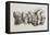 A Row Of Seven Heads Of Classical Heroes and Heroines From the Stories Of Homer.-HW Tischbein-Framed Premier Image Canvas
