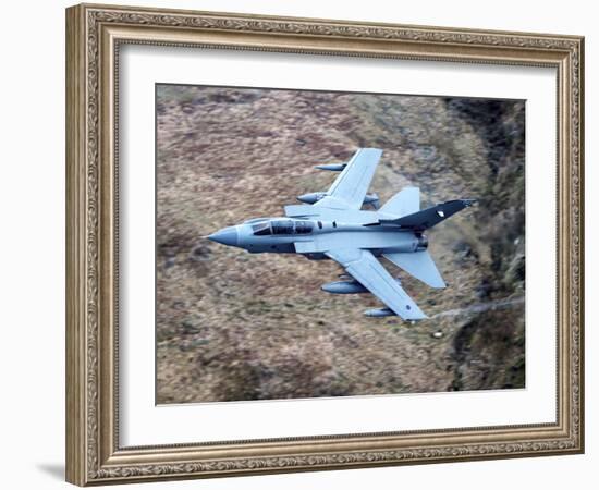 A Royal Air Force Tornado GR4 During Low Fly Training in North Wales-Stocktrek Images-Framed Photographic Print