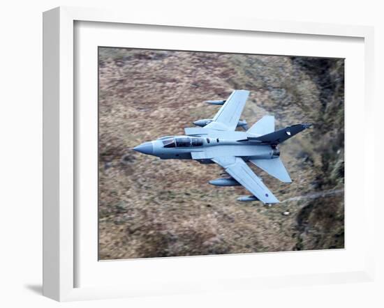 A Royal Air Force Tornado GR4 During Low Fly Training in North Wales-Stocktrek Images-Framed Photographic Print