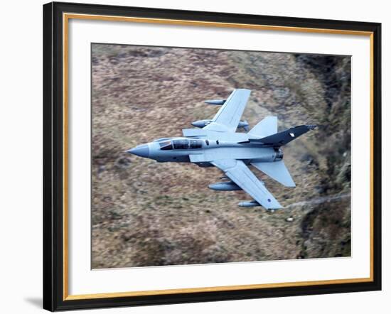 A Royal Air Force Tornado GR4 During Low Fly Training in North Wales-Stocktrek Images-Framed Photographic Print