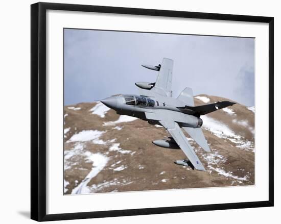 A Royal Air Force Tornado GR4 During Low Fly Training in North Wales-Stocktrek Images-Framed Photographic Print