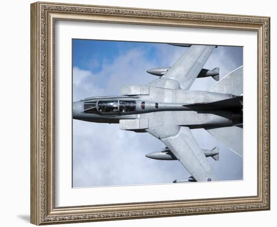 A Royal Air Force Tornado GR4 Low Flying over North Wales-Stocktrek Images-Framed Photographic Print